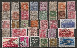 Lot Ausgaben mit zentralen Vollstempel