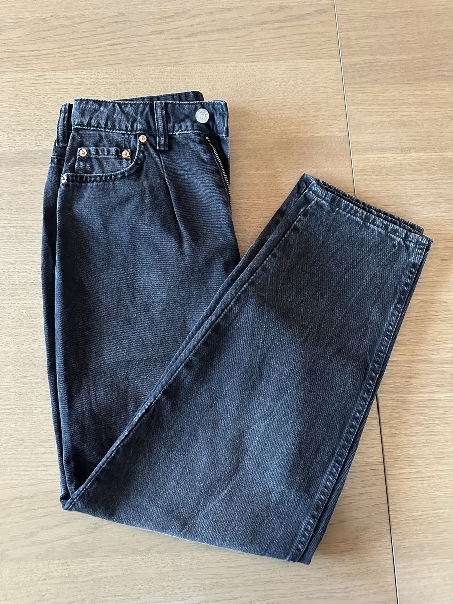 H&M Jeans: H&M - jeans noir taille haute - Taille 36 – Gebraucht aus Genève von Lucie.hwrth 2