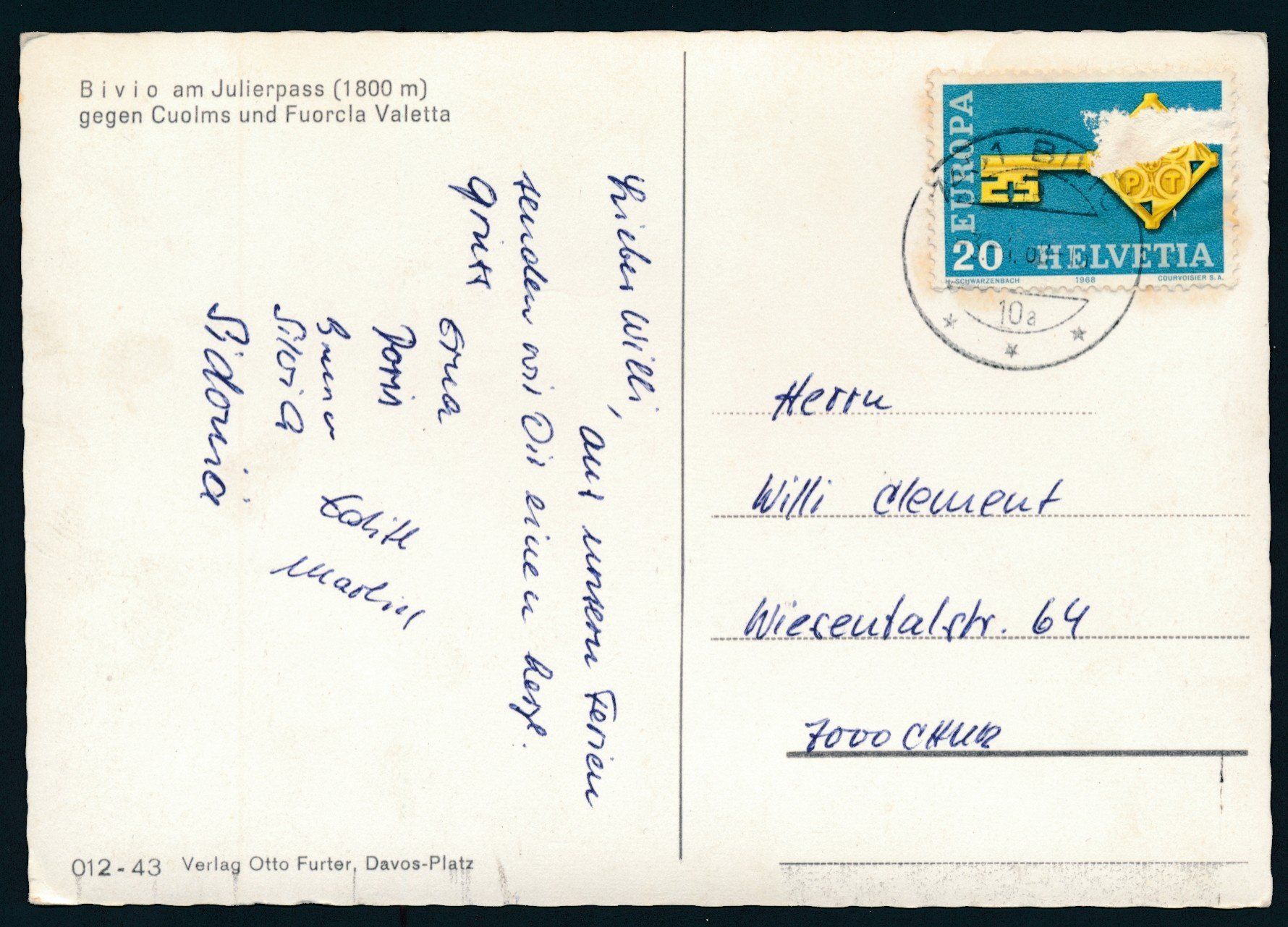Cartoline postali: AK: Bivio – Usato da Bonau venduto da Profila3 1