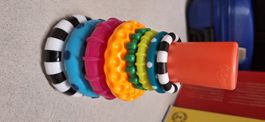 Baby Spielzeug Set: Teddy, Stapelturm, Rettungswagen, oBall