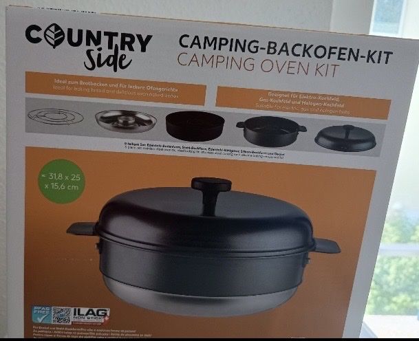 Teglie da forno: COUNTRY Side Camping-Backofen-Kit neu – Usato da Hochdorf venduto da Chg22