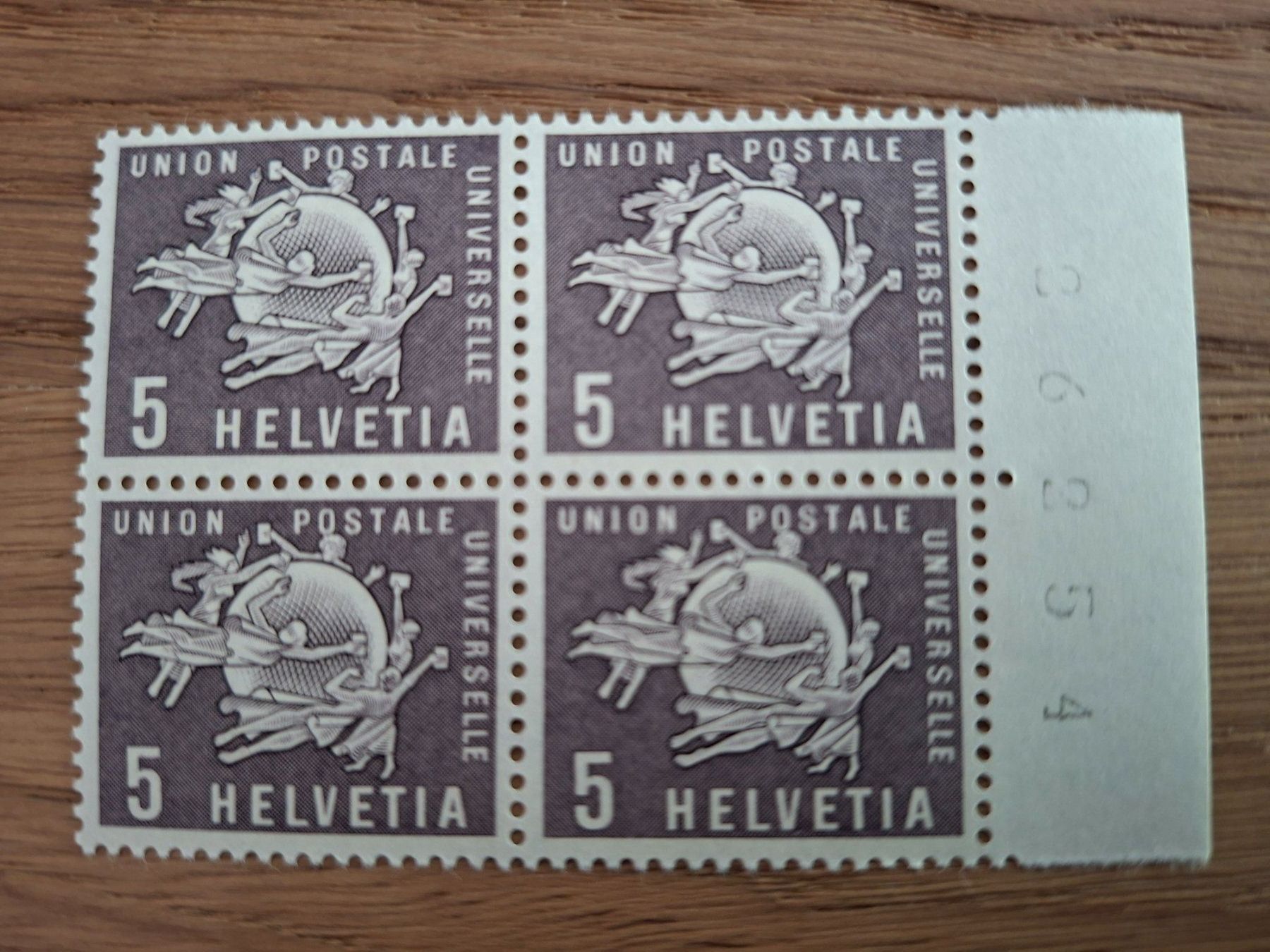 Tous les timbres: Dienstmarken 4er Blocks: UPU – Neuf (Voir description) à Hinterkappelen par 1399 2