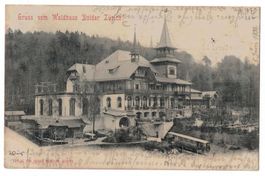 Gruss vom Waldhaus Dolder Zürich! gelaufen 1900