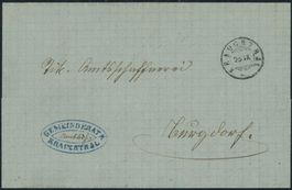 BE Krauchthal - Zwergstempel - Brief