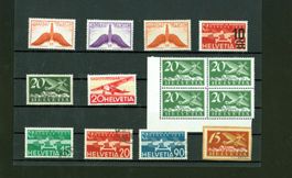 Flugpost Steckkarte gest./ungest. (FP516)