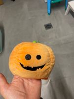 Peluche pumpkin citrouille réversible Halloween neuf
