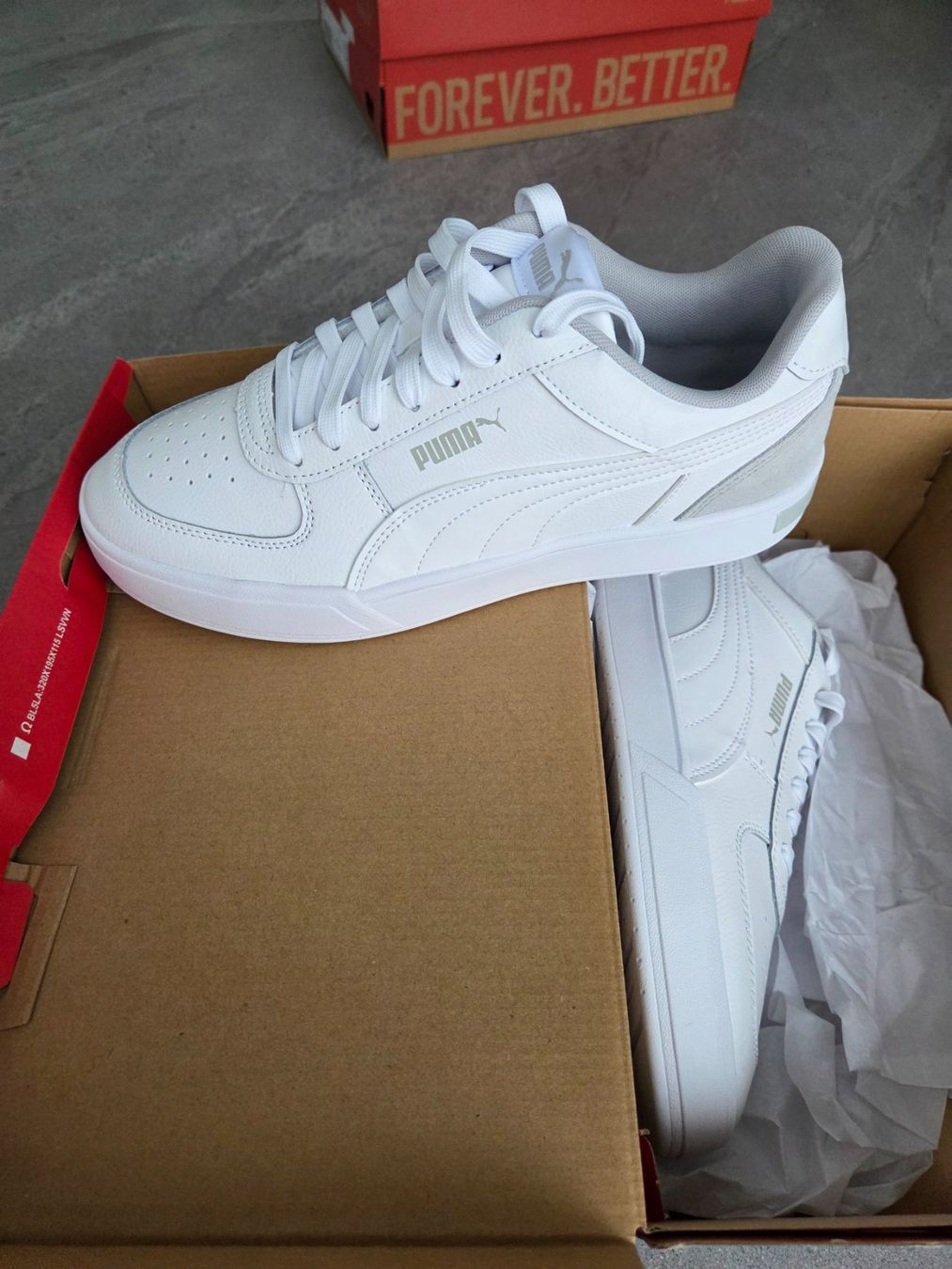 Puma Scarpe da uomo: Puma Caven Mix white-ash-grey – Nuovo e nell'imballaggio originale da Cama venduto da DLCE90 2