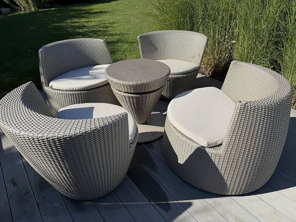Fauteuils: 4 er Sitzgruppe von Dedon – D'occasion à Oberwil BL par sil_9x6x 2