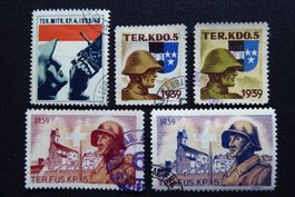 (m840) Territorial-Tr. 38/1 + 44/1 + 46/1 + 50/1 + 51/1 ʘ