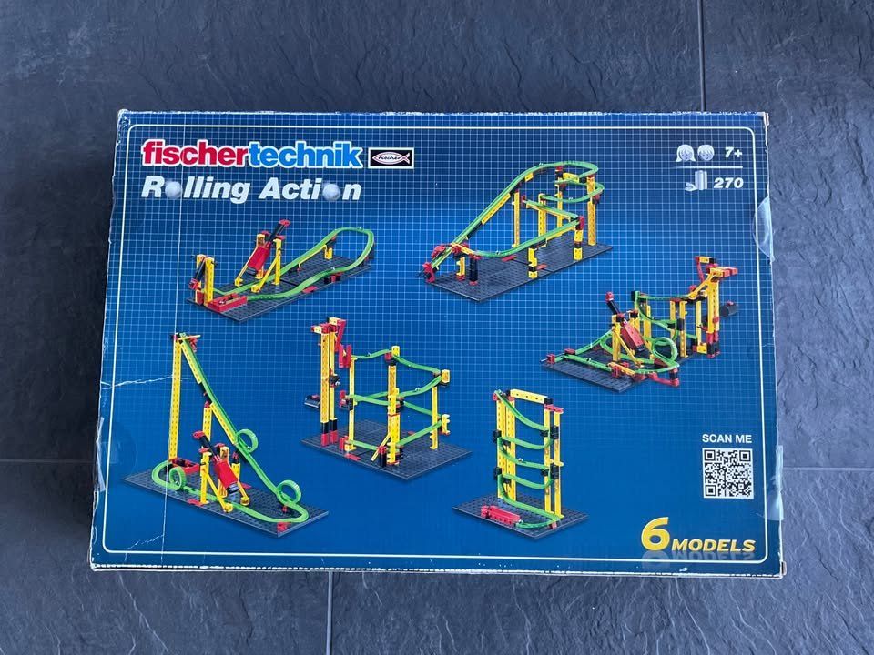 Fischer Kit di costruzioni: Fischertechnik Rolling Action 516183 6-1 Modell vollständig – Usato da Zürich venduto da Lukeinstinct
