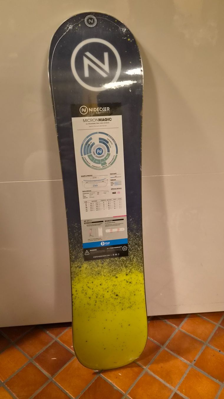Nidecker Board: NEU! Nidecker Snowboard 100cm inkl. Union Bindung – Nuovo e nell'imballaggio originale da Oberrieden venduto da Raja011 5