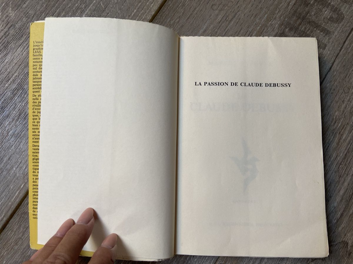 Bücher: Buch La Passion de Claude Debussy Marcel Dietschy – Gebraucht aus Galmiz von Queenstone 1