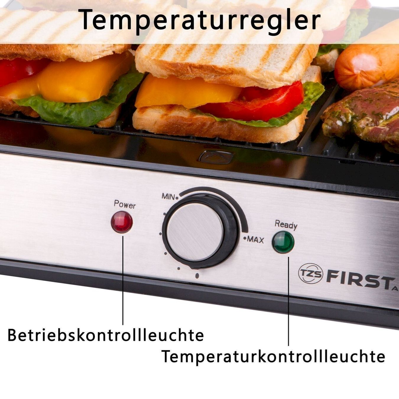 Grills: TZS First Austria FA-5344-2 Kontaktgrill – Neu und originalverpackt aus Bottighofen von zaap 1