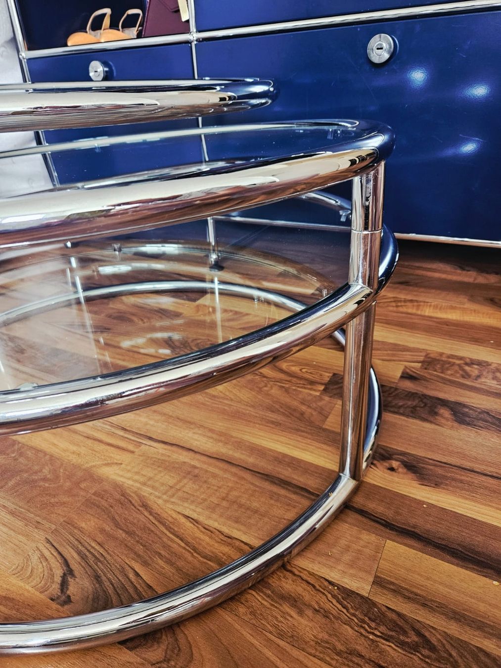 Tavoli: Milo Baughman Couchtisch Vintage Chrome & Glas – Usato da Muttenz venduto da jeh_l5fx 3