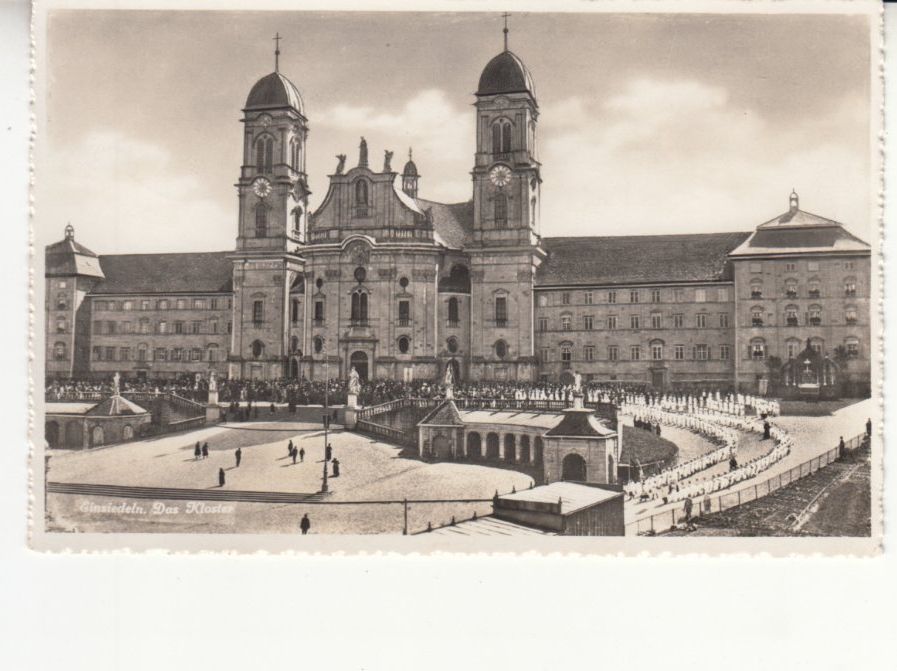 Cartoline postali: Einsiedeln 1940 – Usato da Bürglen TG venduto da StampGraf