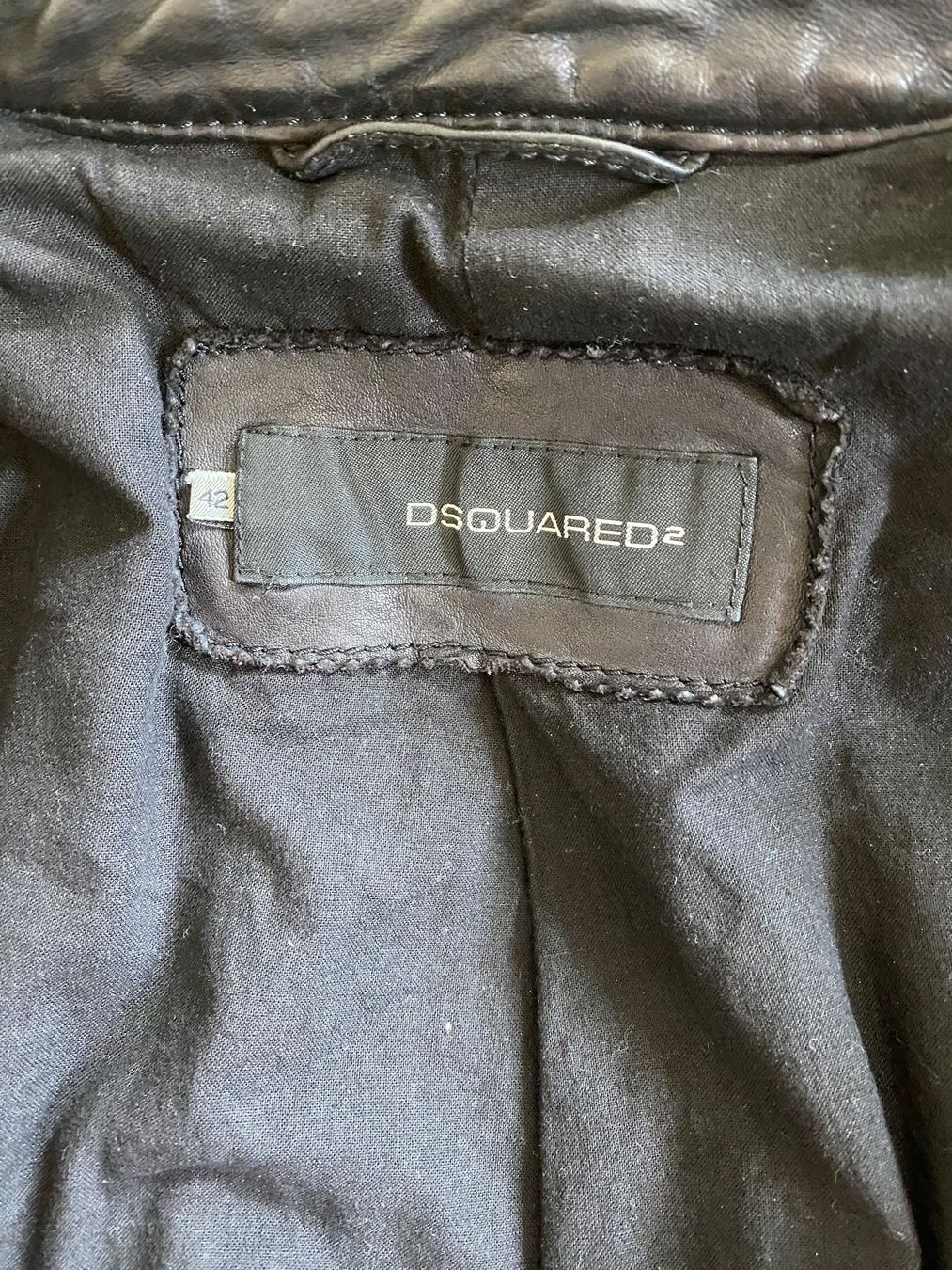Dsquared2 Giacche: DSQUARED Leather jacket (S-M) – Nuovo (secondo la descrizione) da Rüschlikon venduto da Tey_sl 7