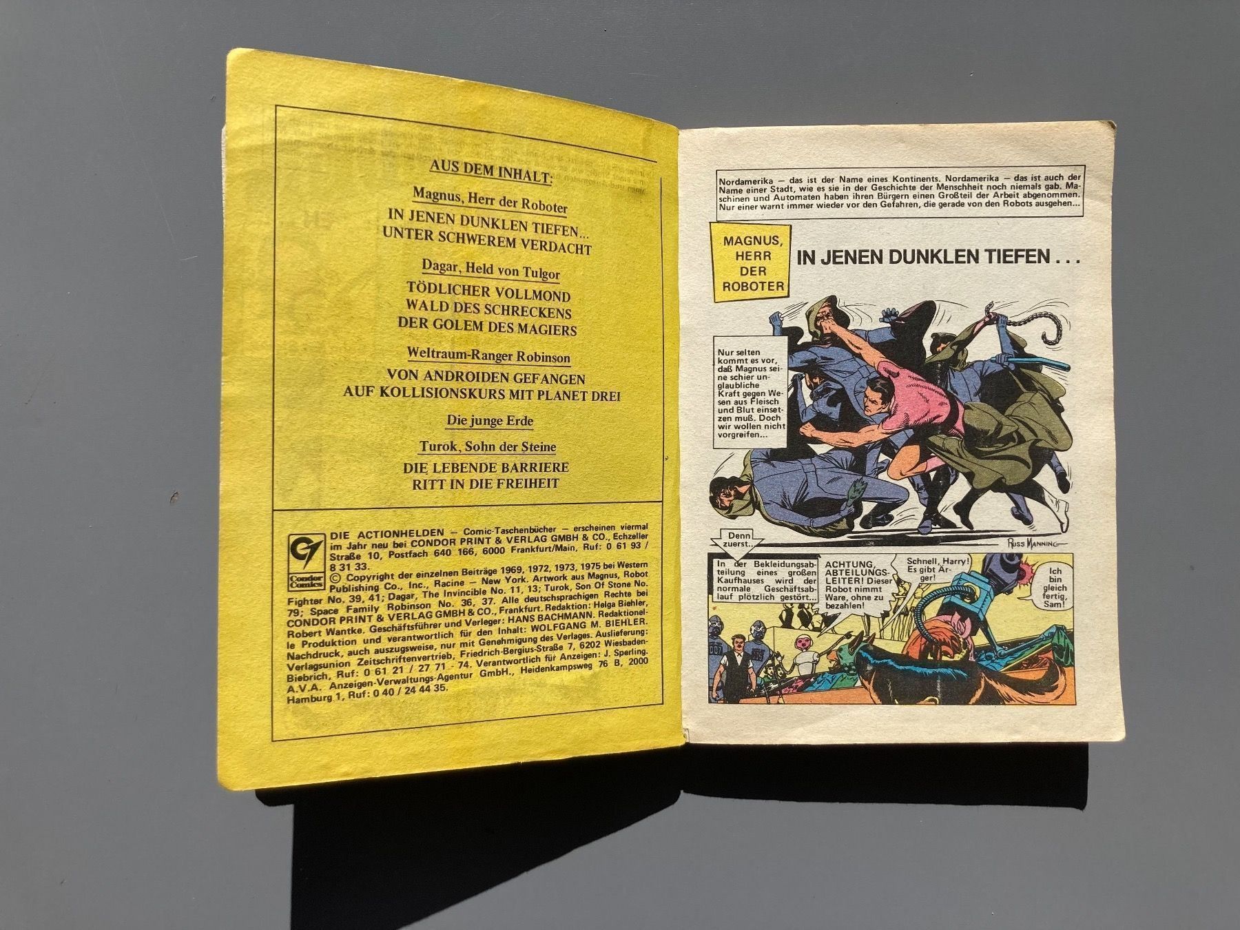 Comics: Die Actionhelden, Action Comic Nr. 6 – Gebraucht aus Bern von surf_dude 4