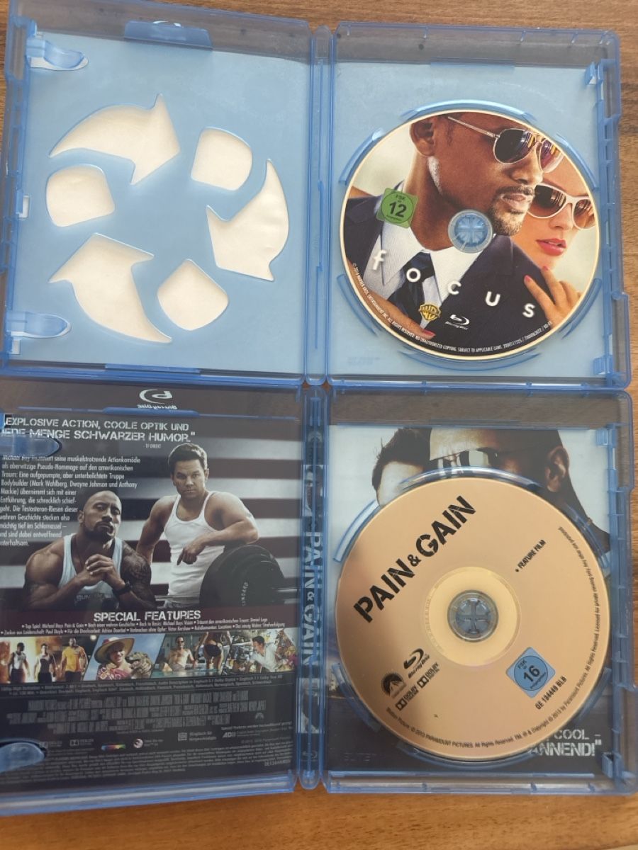 Tutti i DVDs: Blu-ray Pain & Gain Focus Will Smith M. Wahlberg – Usato da Solothurn venduto da Alex702 2