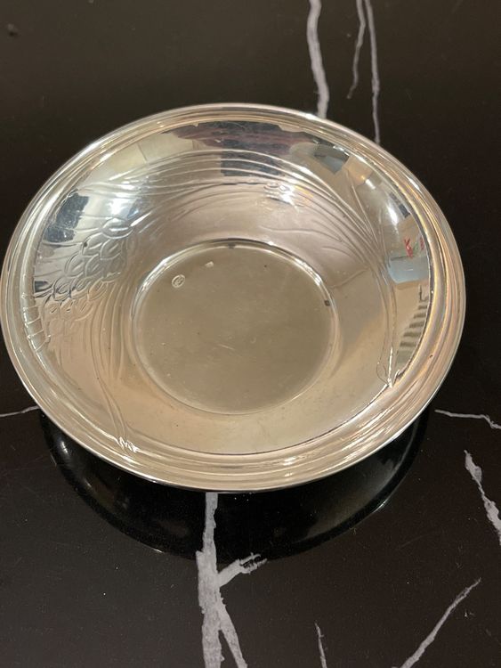 Plat ancien en ARGENT MASSIF– 200g – Poinçons – XIXe - Antiquités