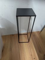 Beistelltisch Metall schwarz quadratisch 