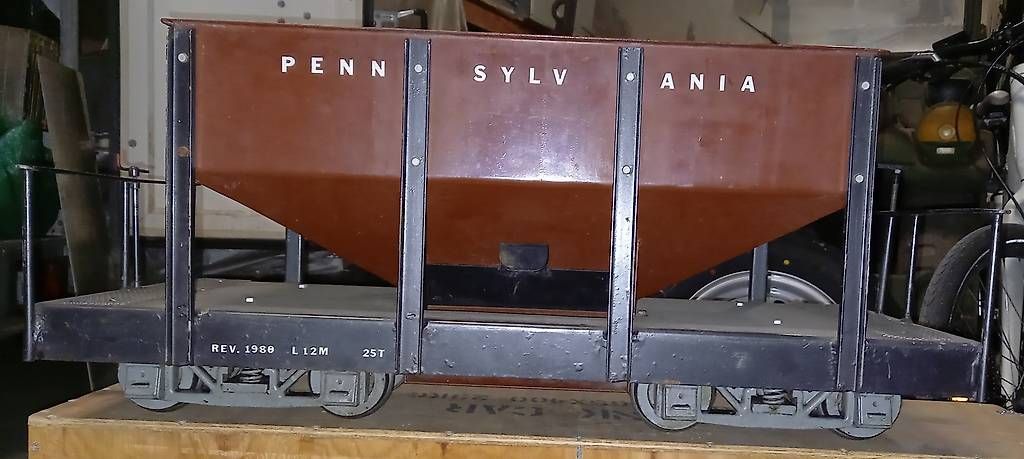 Modellini di ferrovie: 5" Gartenbahn, US-Güterwagen – Usato da Nussbaumen AG venduto da myb_ymy9 1