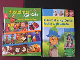 2 Bastel-Bücher für mit Kinder ab 3 Jahren