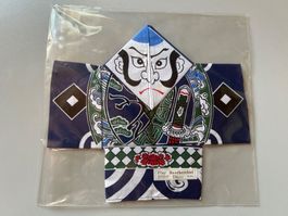 Kultiges blaues Kimono-Taschentuch, neu & OVP!🌞