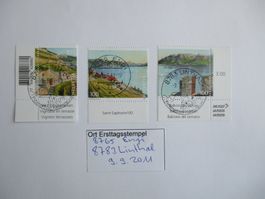 Voll Ort Ersttagsstempel 8765 Engi + 8783 Linthal