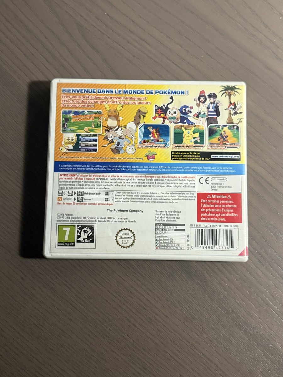 Pokémon Giochi: Pokémon Soleil – Usato da Thônex venduto da retrolovech 2