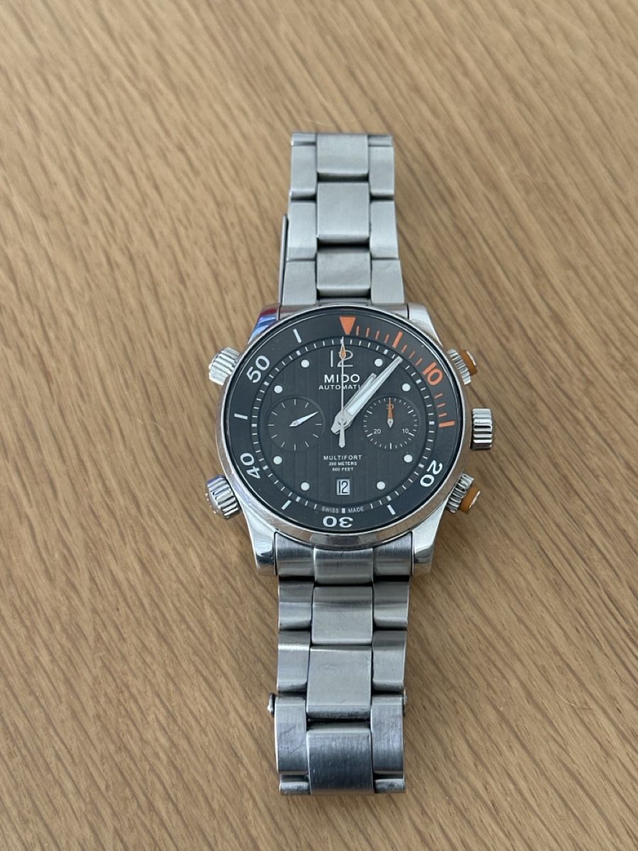 Mido Orologi: Mido Multifort Chronograph M005.914.11.060.00 – Usato da Biel/Bienne venduto da Vintgare 1