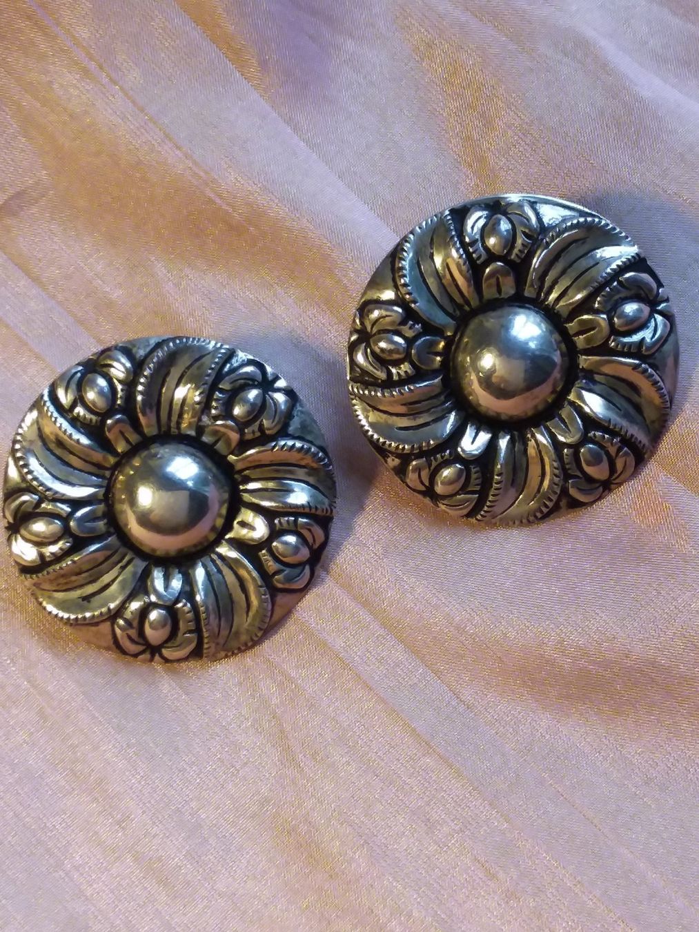 Orecchini pendenti & Orecchini a lobo: Vintage TOP Silber VIVAC 950 Ohrclips PERU – Usato da Zürich venduto da helsan 4
