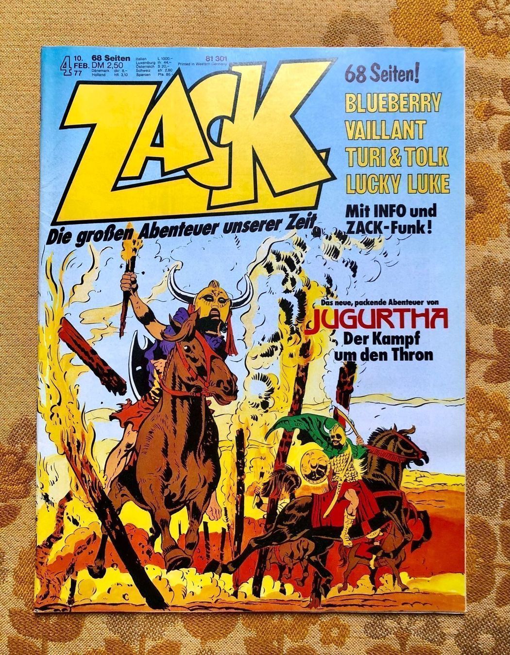 Comics: Zack Heft Nr 4 von 1977 – Gebraucht aus Endingen von nathan05