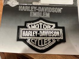 Harley Davidson Emblem Patch zum Aufbügeln NEU
