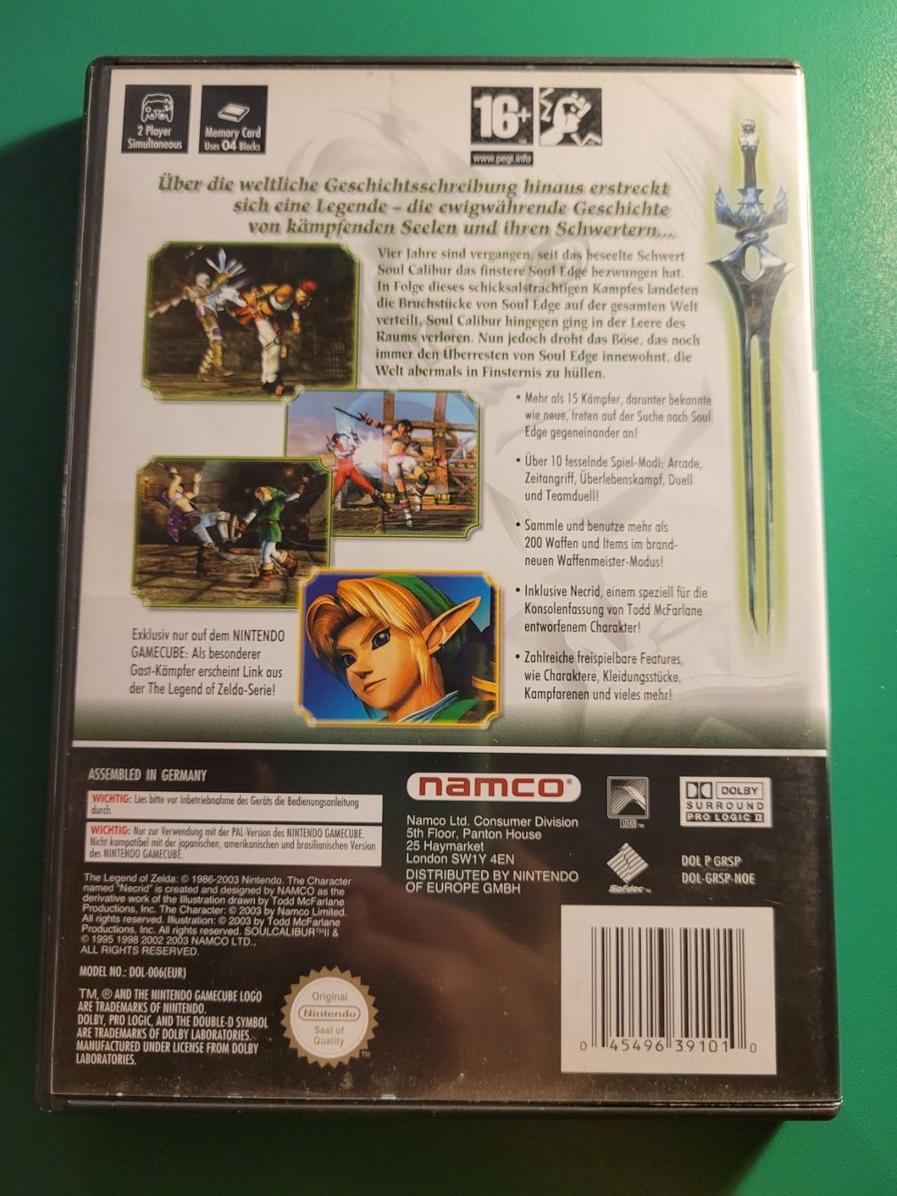 Nintendo Spiele: Soulcalibur II / 2 - Nintendo GameCube – Gebraucht aus Grindelwald von lego9 1