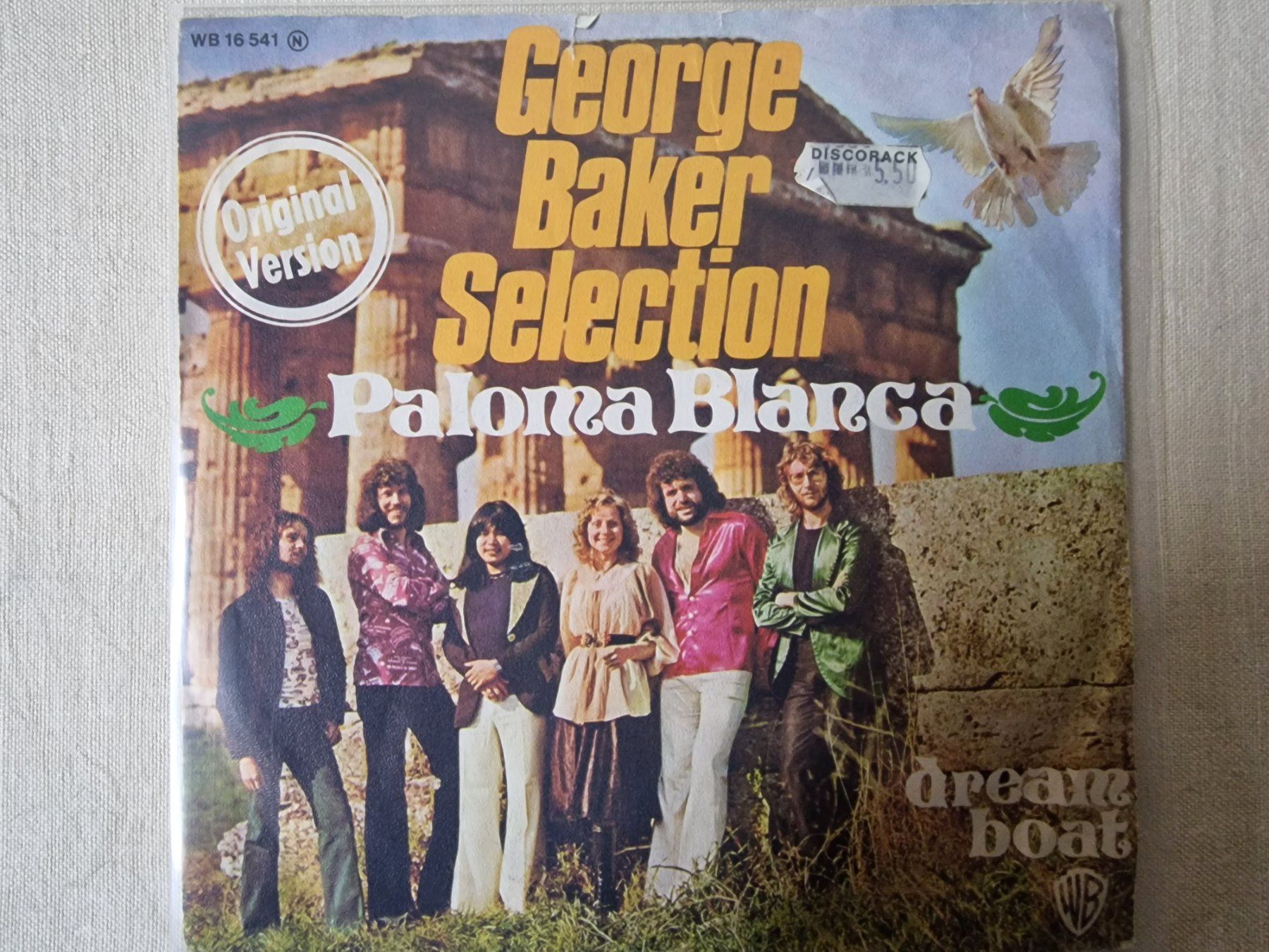 Schallplatten: George Baker Selection Single – Paloma Blanca – Gebraucht aus Root von atelier22
