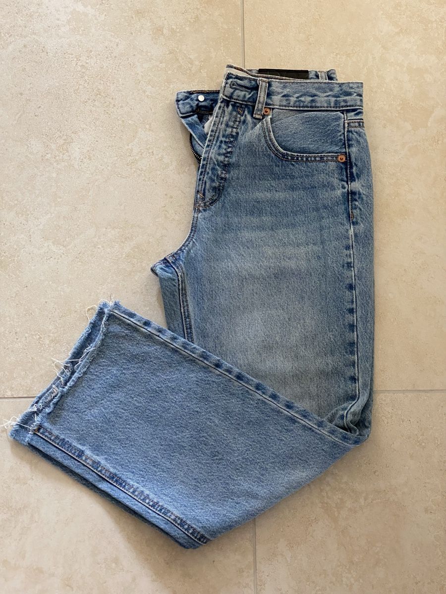Stradivarius Jeans: Jean Stradivarius bleu taille 38 – Nuovo (secondo la descrizione) da Aigle venduto da Celina28