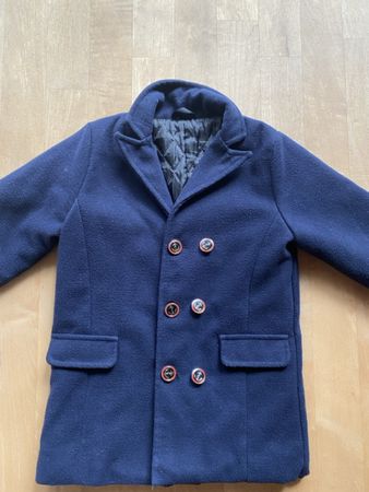 Festlicher Mantel/Dufflecoat dunkelblau