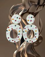 Boucles d’oreilles ZARA - beige + dorées