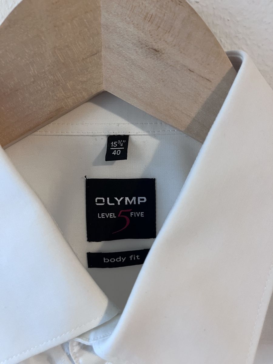 Camicie: Olymp Hemd, Gr. 40, weiss – Usato da Bern venduto da dan_h5yr 1
