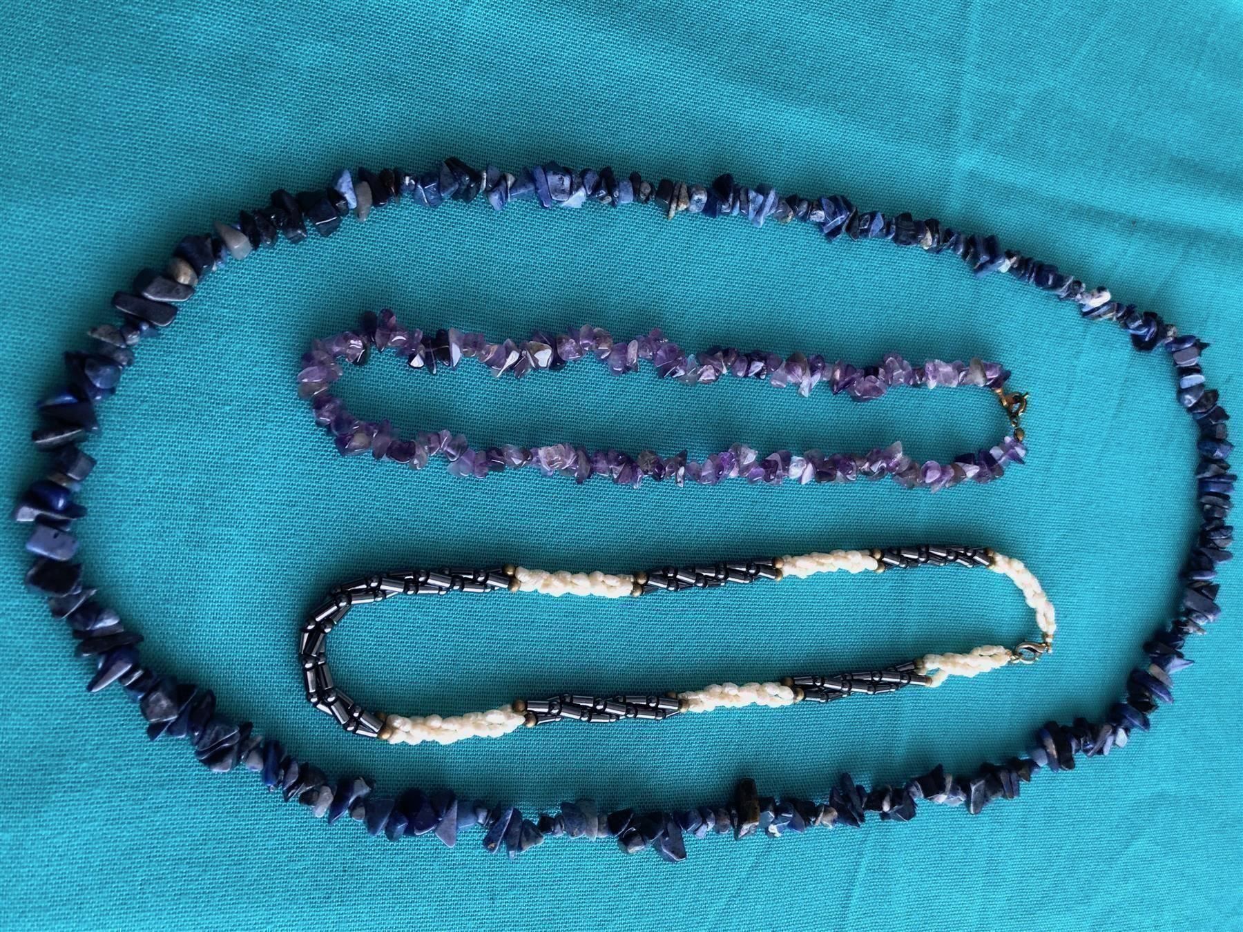 Catenine: LOT wunderschöne echte Steinketten 3.Stk – Usato da Steinhausen venduto da Super05 1