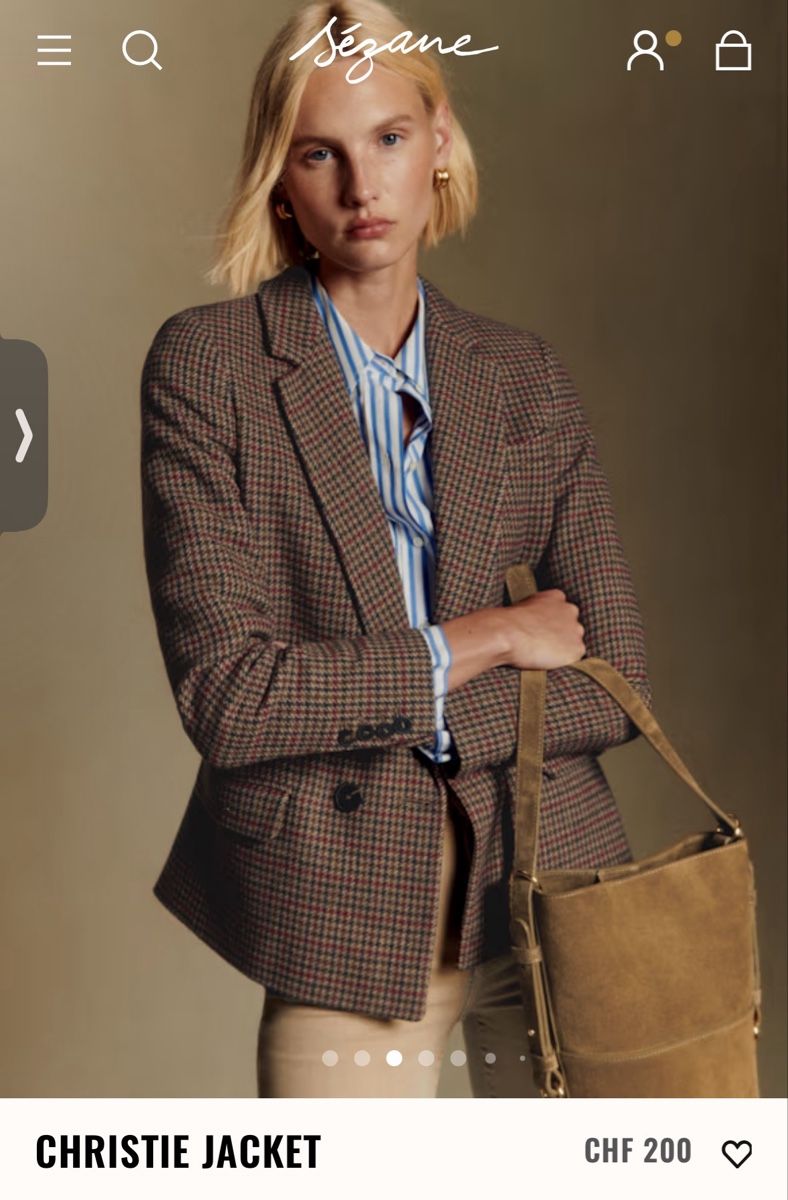 Sezane Giacche: Sezane Christie Wool Blend Blazer - Size 34 – Usato da Zürich venduto da sdn_des