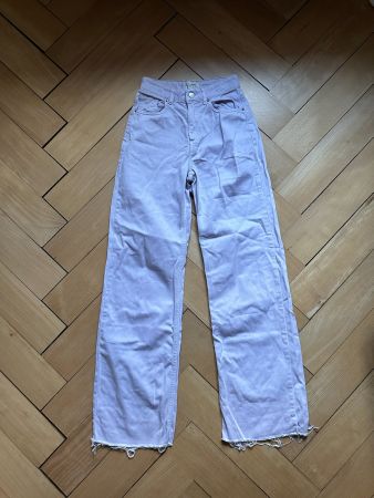 Straight Cut Jeans lila 34