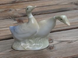 Porzellanfigur Gänsepaar Cuart de Poblet Valencia Spain