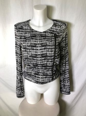 Veste légère Promod style perfecto motifs graphiques