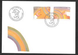 FDC UPU (D X) Serie 17-18 ET 9.3.1999