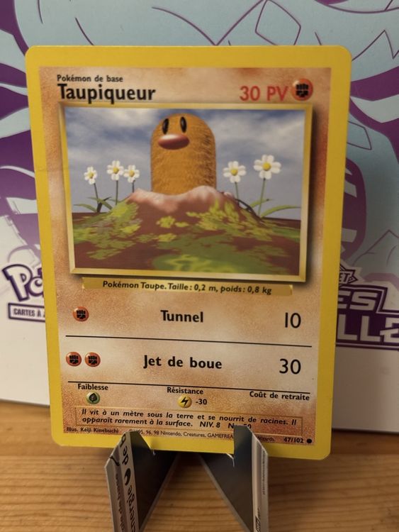 Pokémon Carte collezionabili: Taupiqueur 47/102 Wizard FR Pokemon occasion – Usato da Lausanne venduto da Poke_DRI