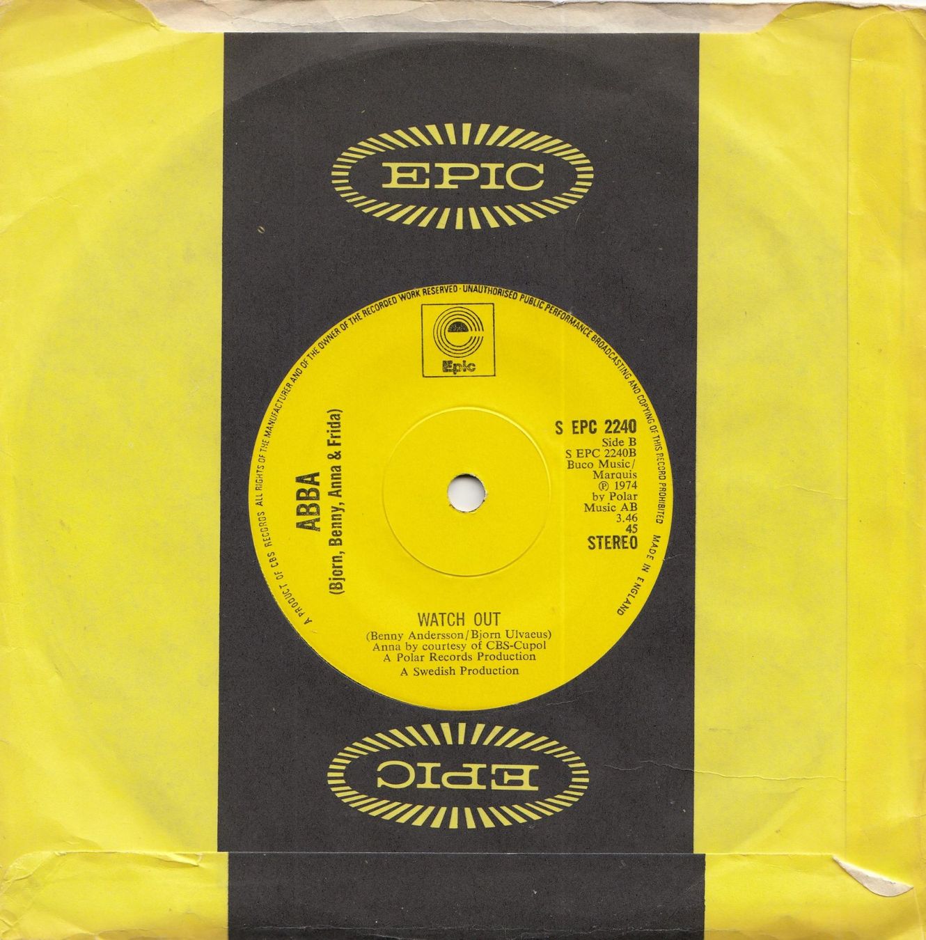 Schallplatten: Abba Vinyl Single 5 Stuck – Gebraucht aus Volketswil von Abcrecords 1