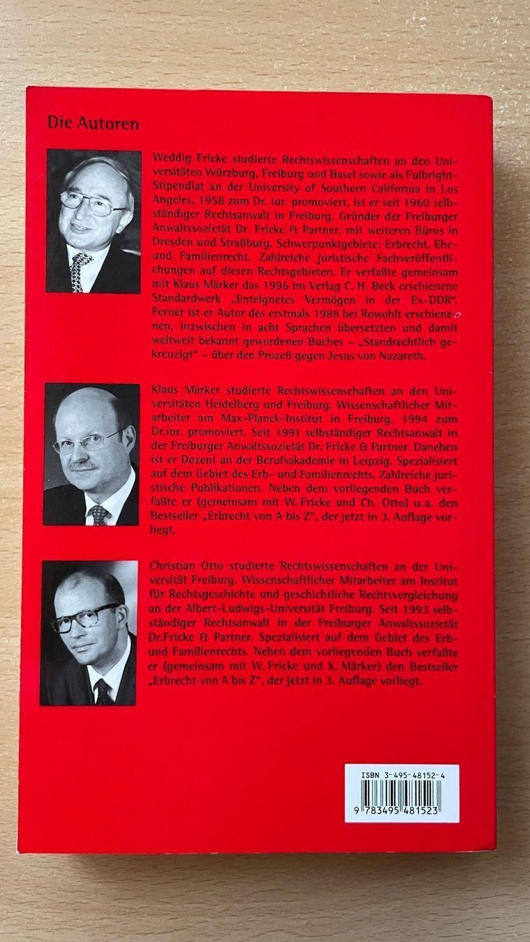 Libri: Eherecht und Familienrecht – Usato da Glattfelden venduto da cybermaxx 1