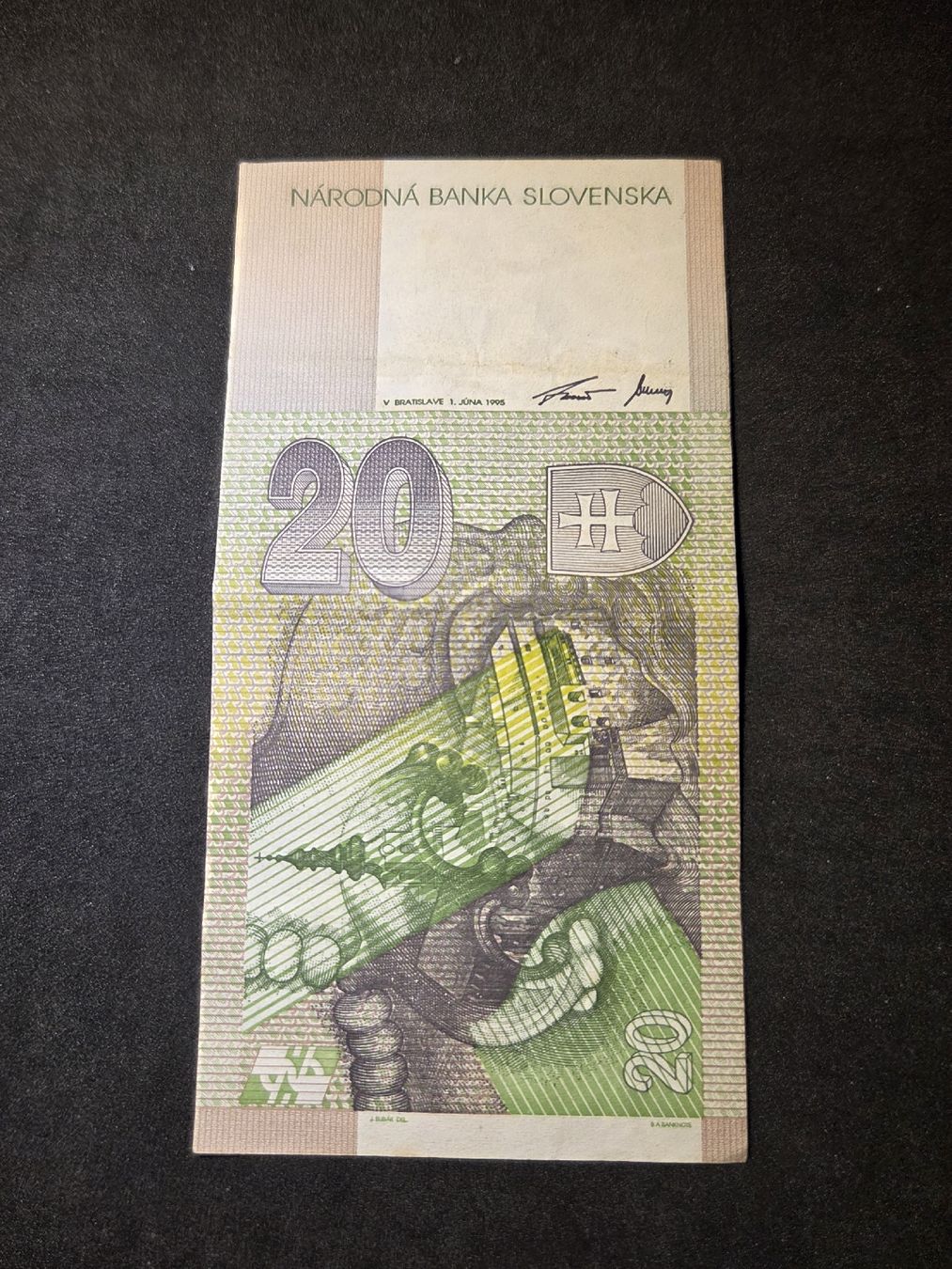Banconote: 20 Kronen - Slowakei - 1995 – Usato da Geroldswil venduto da Antica01 2