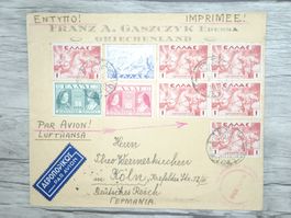 TR70 Enveloppe + Timbre Grece 1923  / Rare